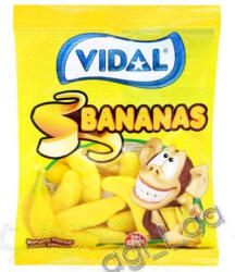 Vidal Banán Gumicukor 90 Gr - plazapatika