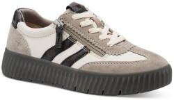 Tamaris Comfort fűzős-cipzáras szürke kombi női sneaker 83729-45-204 07876