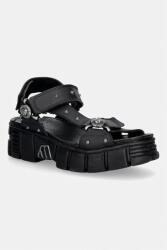 New Rock szandál platformos női VEGAN NEGRO, TOWER CASCO NEGRO LATERAL - fekete Női 38
