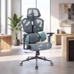 Bemada TitanMesh Pro Irodai forgószék oldalpárnával - menta - 119 x 72 x 73 cm (BMD1123GR) (BMD1123GR)