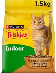 Friskies Beltéri macskaeledel csirkével, pulykával 1, 5 kg