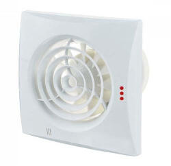 CAIROX SAF Quiet TH halk fürdőszoba wc ventilátor, időzítővel, páraérzékelővel, 125mm csonkkal (I084107125300)