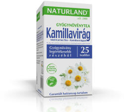 Naturland Kamillavirág gyógynövénytea filteres (25db)