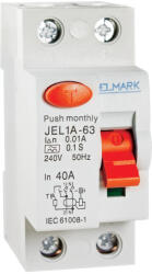 ELMARK Áramvédő kapcsoló JEL1A 2P 100A/300MA Elmark (ELM 40597)