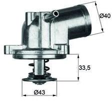 MAHLE Termostat, lichid racire MAHLE TI 21 71 (TI 21 71)