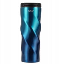 Nils Camp Thermo bögre légmentesen záródó kulacs kávé tea kék 350ml Nils (15-02-032)