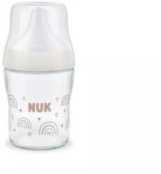 Nuk Biberon din sticlă pentru bebeluși Perfect Match 120 ml cu tetină din silicon S, 0+ luni