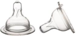 Canpol Tetine din silicon anti-colici EasyStart pentru biberon cu gât larg, 12+ luni, 2 buc. , 21/732c