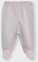 Rainy Pantaloni cu botoșei pentru bebeluși, culoare ecru delicat, 48-74 cm
