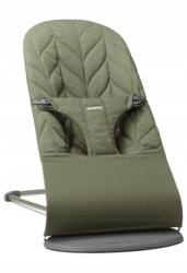 BabyBjörn Scaun pentru bebeluși Bliss Dark Green (Petal Quilt, Woven) Balansoar bebelusi