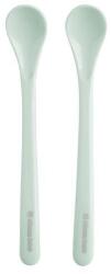 Kikkaboo Set de 2 linguri din PP Brighty Mint 31302040166 Set pentru masa bebelusi