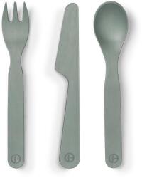 Elodie Tacâmuri PLA Pebble Green Set pentru masa bebelusi