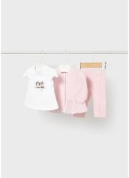 Mayoral Set pentru bebeluși 3 piese cu pantaloni roz bebeluș 26-01732-014
