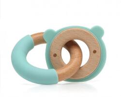 KioKids Jucărie de ros pentru bebeluși Bear 7 cm verde 3233