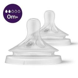Philips Tetine din silicon Natural Response 3.0, debit 2, 0+ luni, 2 buc. , SCY962/02, 00A. 0591.001