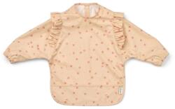 Liewood Bavețică pentru bebeluși cu mâneci Merle Ruffle Cape Bib Mini Butterfly/Apple Blossom Bavata
