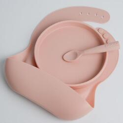 Minikoioi Lingură din silicon Scooper Woody Brown 101140009 Set pentru masa bebelusi