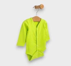 Rainy Body pentru bebeluși cu închidere în față, mâneci lungi 48 - 62 cm, verde