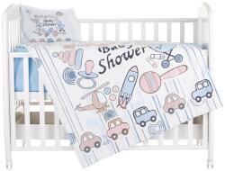 Chipolino Set de dormit din 5 piese „Rachetă SPCET502403 Lenjerii de pat bebelusi‎, patura bebelusi