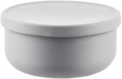 Zopa Bol din silicon cu capac Dove Grey Set pentru masa bebelusi