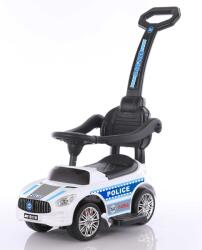 Chipolino Mașinuță de călărit cu mâner Poliție albă ROCPL02001WH
