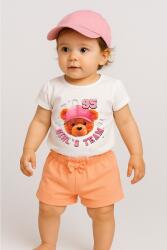 Rainy Pantaloni scurți pentru bebeluși 62-92 cm, culoare piersică