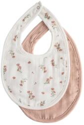 Mushie Bavețele din muselină 2 buc. Blush/Pink Bavata
