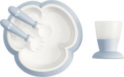 BabyBjörn Set pentru hrănire Powder Blue Set pentru masa bebelusi