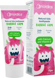 Nordics Pastă de dinți pentru copii cu vitamina E Bubble Gum 50ml