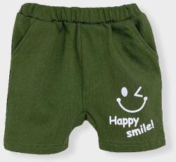 Rainy Pantaloni scurți pentru bebeluși Happy Smile 62-86 cm pentru băieți, verzi