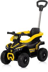 Chipolino Mașinuță de călărit cu mâner ATV galbenă ROCATVH02502YE