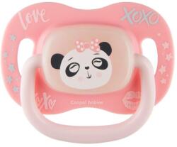 Canpol Suzetă simetrică din silicon 6-18 luni EXOTIC (panda) 34/921_pand