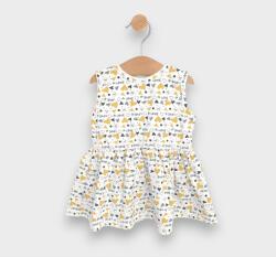 Rainy Rochie pentru bebeluși Inimioare galbene 62 - 92 cm