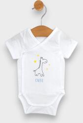 Rainy Body pentru bebeluși cu mâneci scurte Girafa Cute 56-74 cm