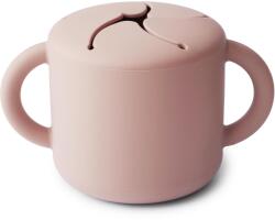 Mushie Pahar anti-vărsare pentru gustări Blush Set pentru masa bebelusi