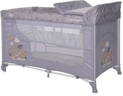 Lorelli Pătuț Moonlight 2 Niveluri Grey Dream 10080412365