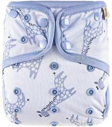 HappyBear Husă universală pentru scutece One Size Blue Giraffe