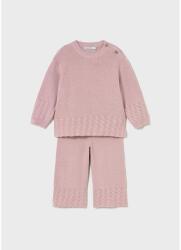 Mayoral Set pentru bebeluși cu pantaloni din tricot roz 15-02592-010