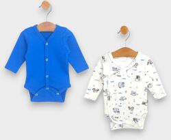 Rainy Set de 2 body-uri 56 - 68 cm. Tractoare / cobalt