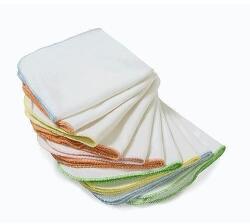 BabyJem Baby Jem Set de 10 șervețele albe 28x28 cm 025 Bavata