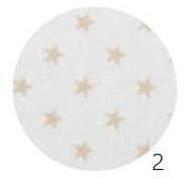 My Baby Mattress Saltea de top pentru pătuț pliabil Travel cu stele bej Saltea bebelusi