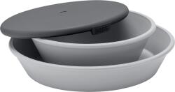 BIBS Set de masă (bol + farfurie) Cloud Set pentru masa bebelusi