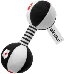 Akuku Jucărie moale de pluș cu zornăitoare pentru bebeluși Dumbbell