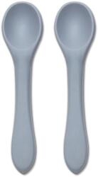 Lorelli Lingurițe din silicon, 2 buc. Natural Grey 10230690003 Set pentru masa bebelusi