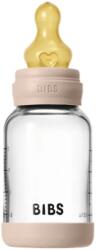 BIBS Biberon din sticlă pentru bebeluși 120 ml (cauciuc) Blush