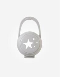 Saro Baby Cutie pentru două suzete Grey