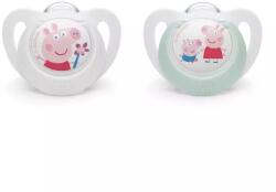 Nuk Suzetă din silicon 18+ luni, 2 buc. , Peppa Pig 10177219