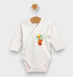 Rainy Body pentru bebeluși cu închidere laterală Ursuleț cu balon 48 - 74 cm. ecru delicat