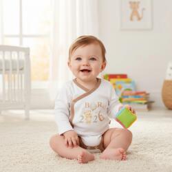 Rainy Body pentru bebeluși Born 2026 cu închidere laterală 56-62 cm