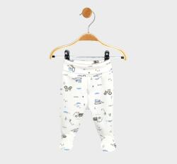 Rainy Pantaloni cu botoșei pentru bebeluși cu talie pliabilă, 48-68 cm, Tractoare